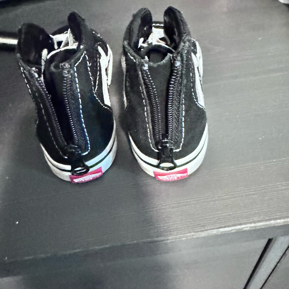 Vans Kids Black High-Top Sneakers
